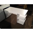 Mobile Desk with built-in shelves 